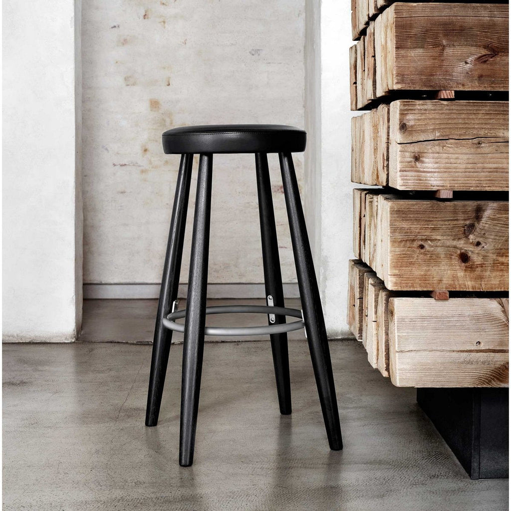 Tabouret en bois massif