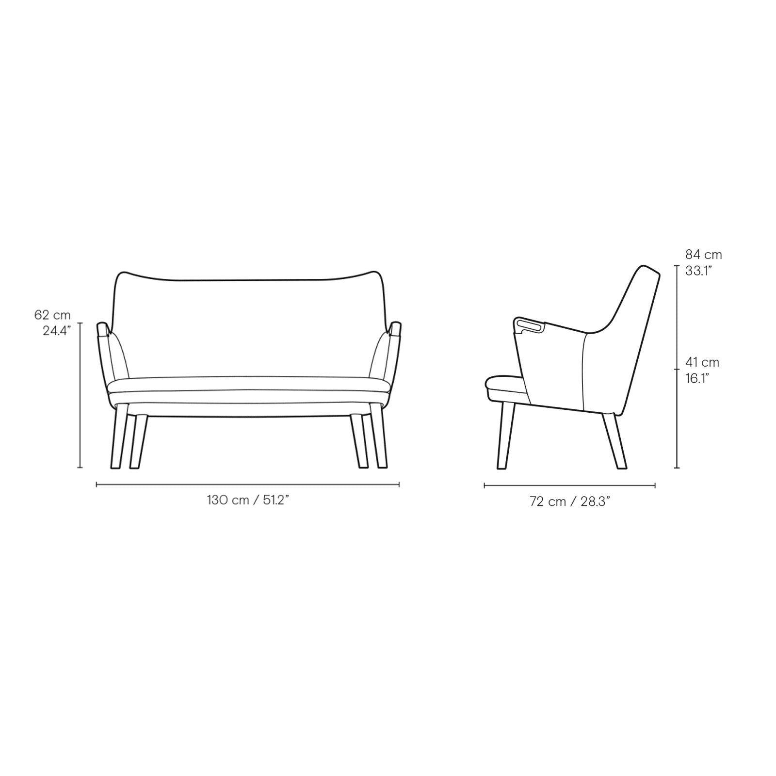 Canapé avec coussin