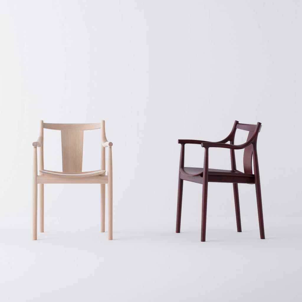 Chaise de salle à manger avec assise en bois
