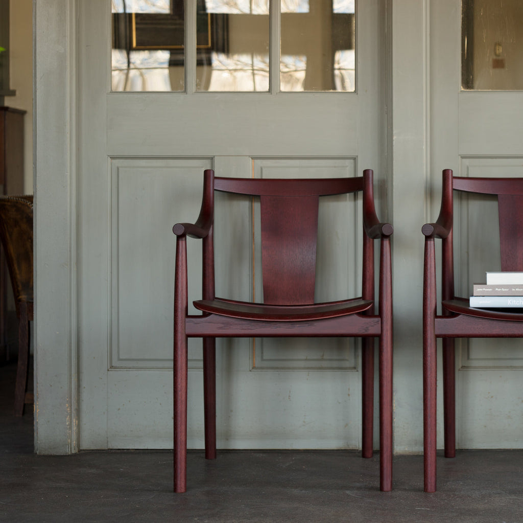 Chaise de salle à manger avec assise en bois