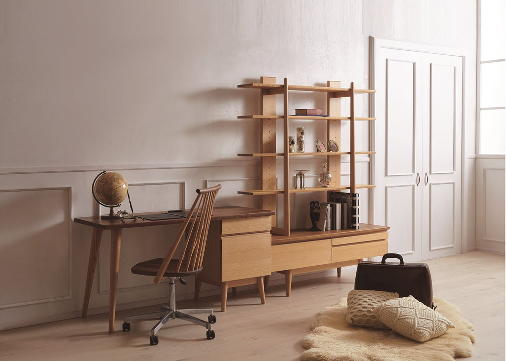Bureau (avec meuble de rangement)