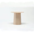 Table d'appoint en bois clair uni