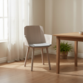 COLOUR WOOD ARMCHAIR BEIGE - 场景图