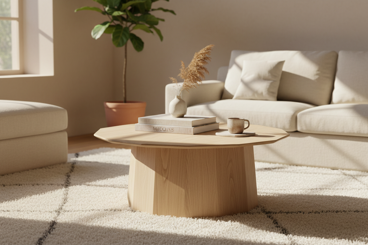 COLOUR WOOD PLAIN 圆桌场景图